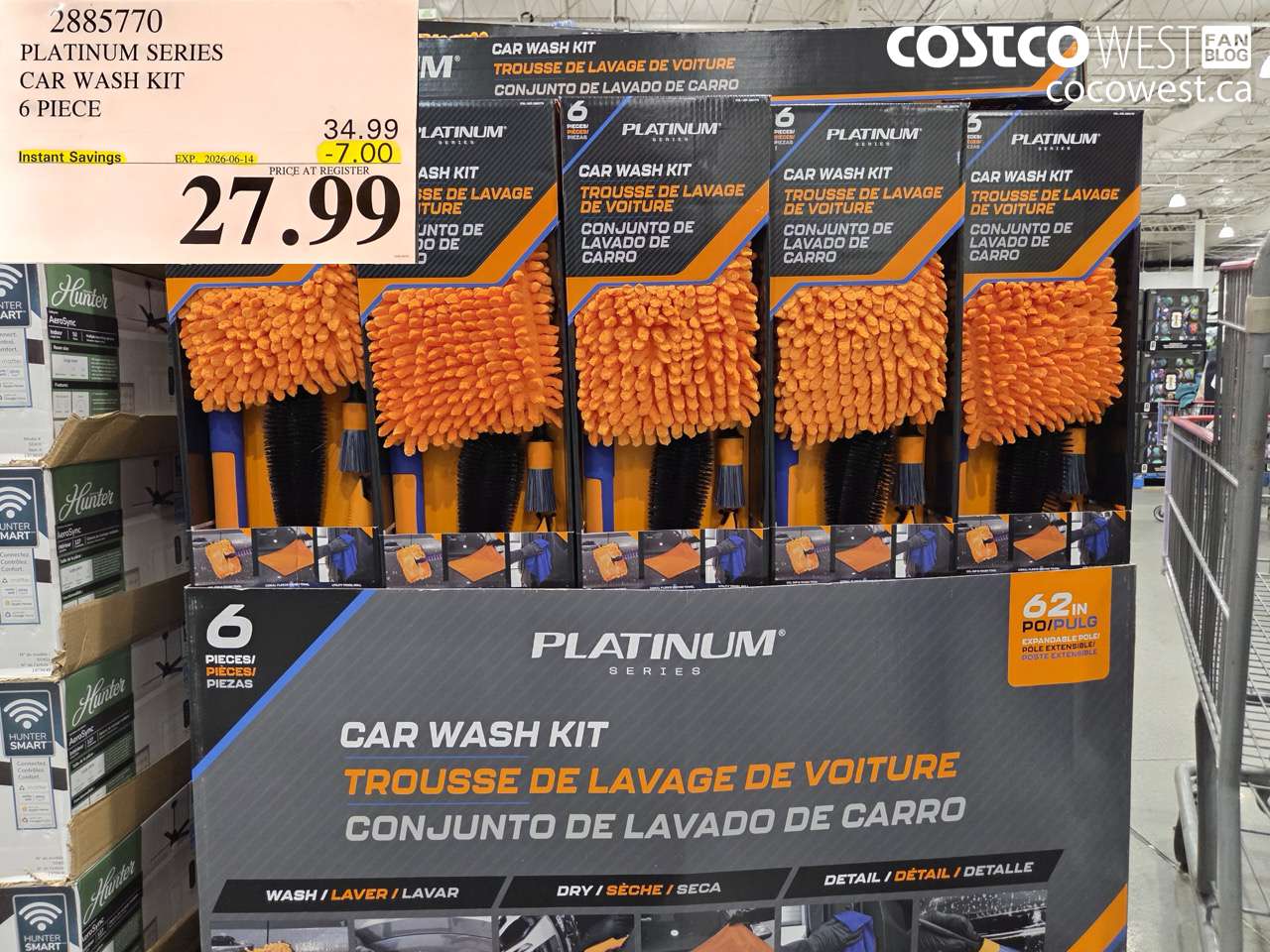 platinum series car wash kit 6 piece