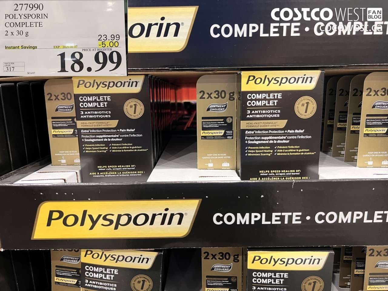 polysporin complete 2 x 30 g