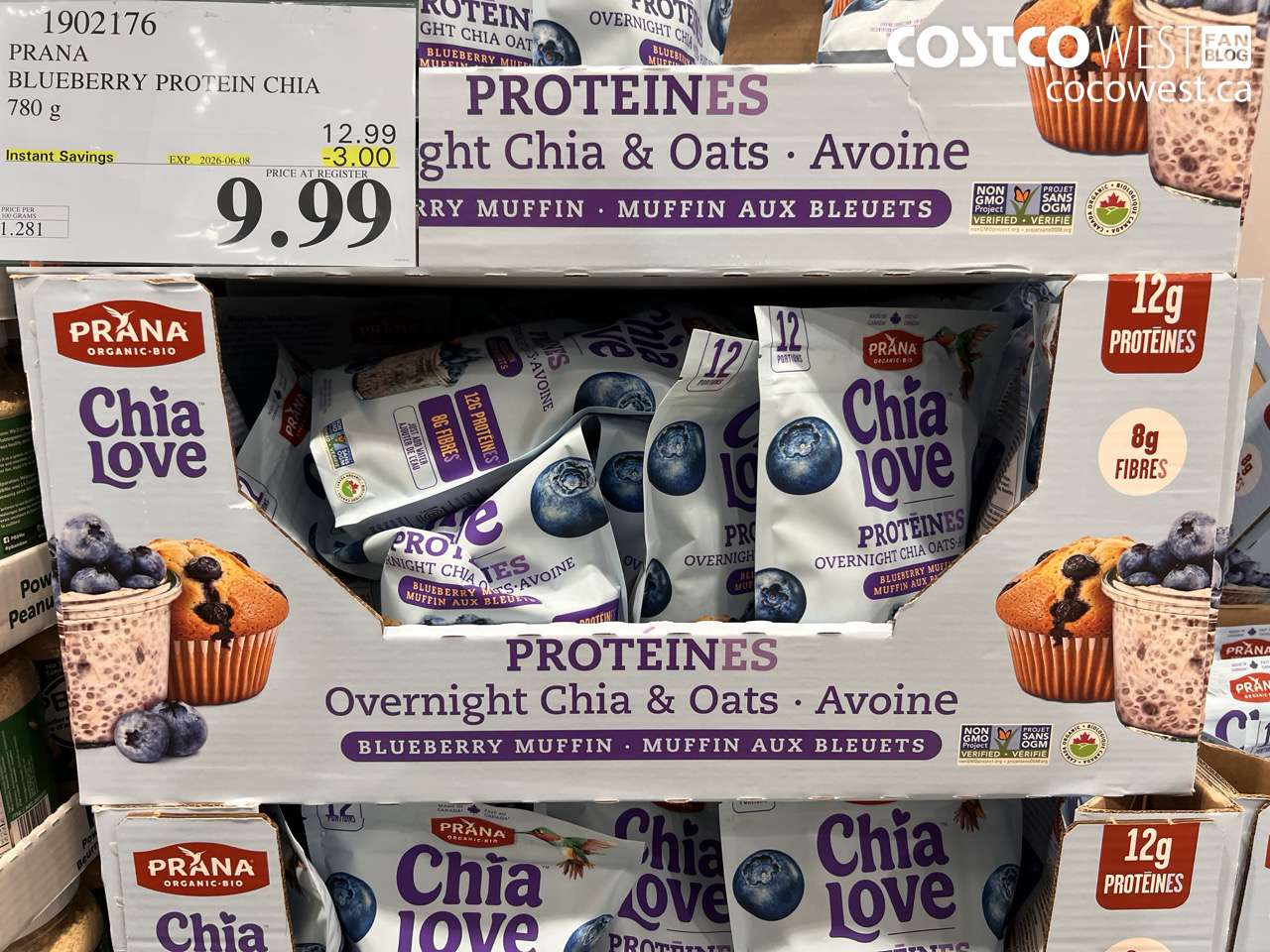 PRANA BLUEBERRY PROTEIN CHIA 780 G