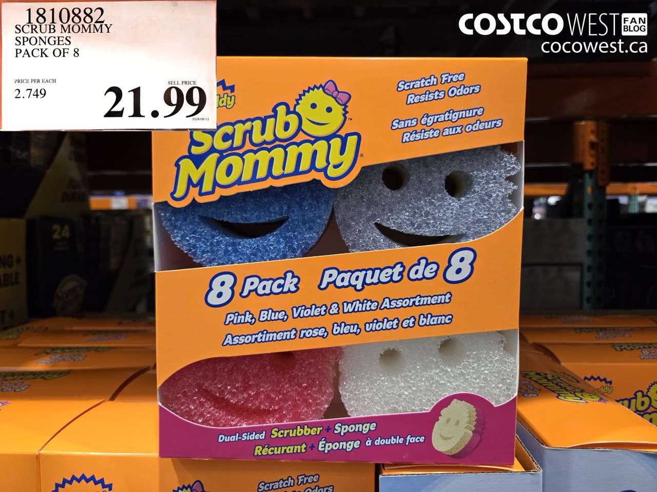 SCRUB MOMMY SPONGES PACK OF 8