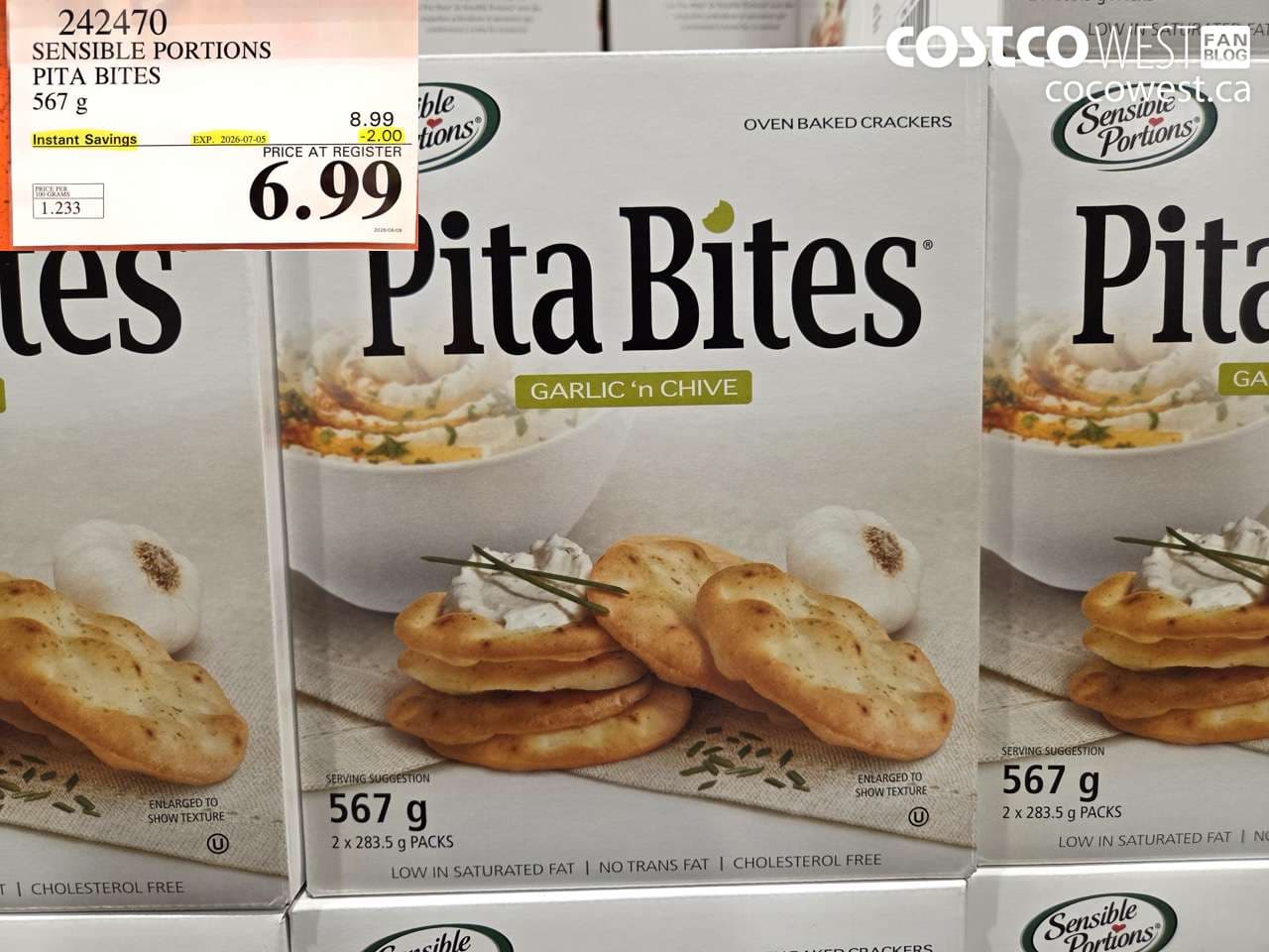 sensible portions pita bites 567 g