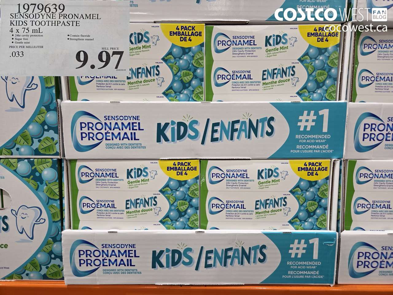 sensodyne pronamel kids toothpaste 4 x 75 ml