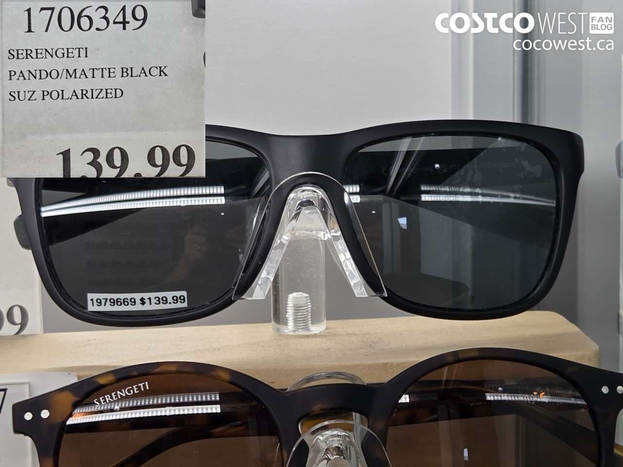 SERENGETI PANDO/MATTE BLACK SUZ POLARIZED