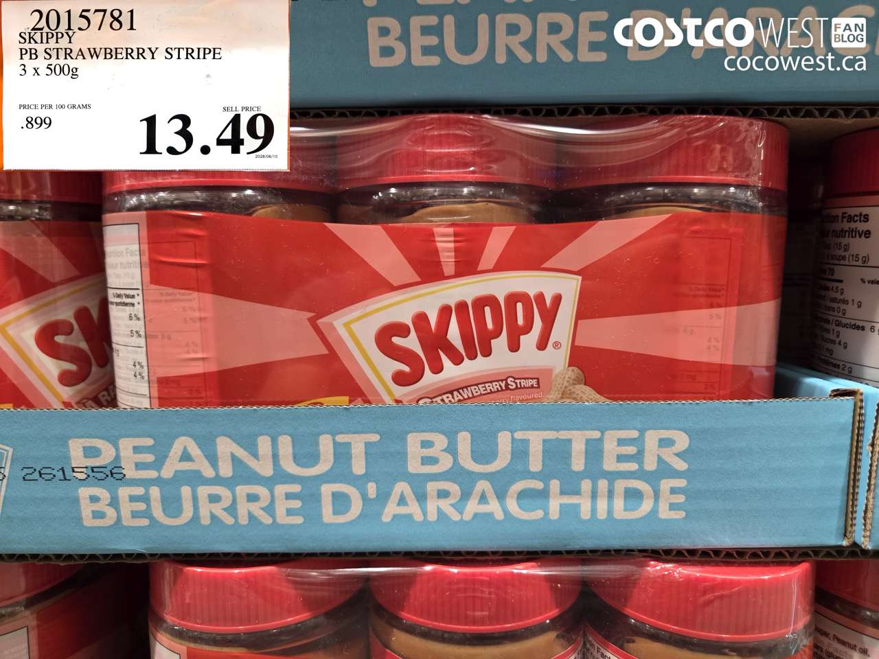 SKIPPY PB STRAWBERRY STRIPE 3 X 500G