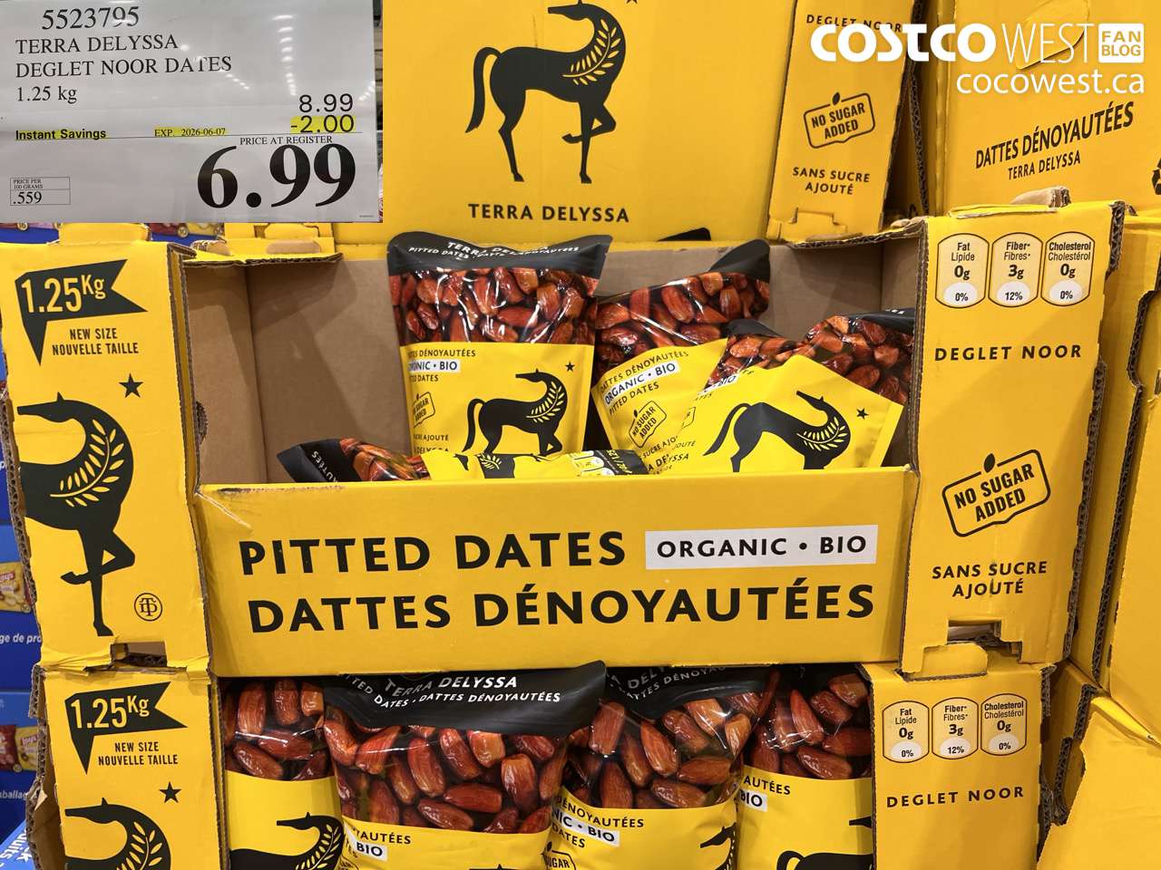 TERRA DELYSSA DEGLET NOOR DATES 1.25 KG