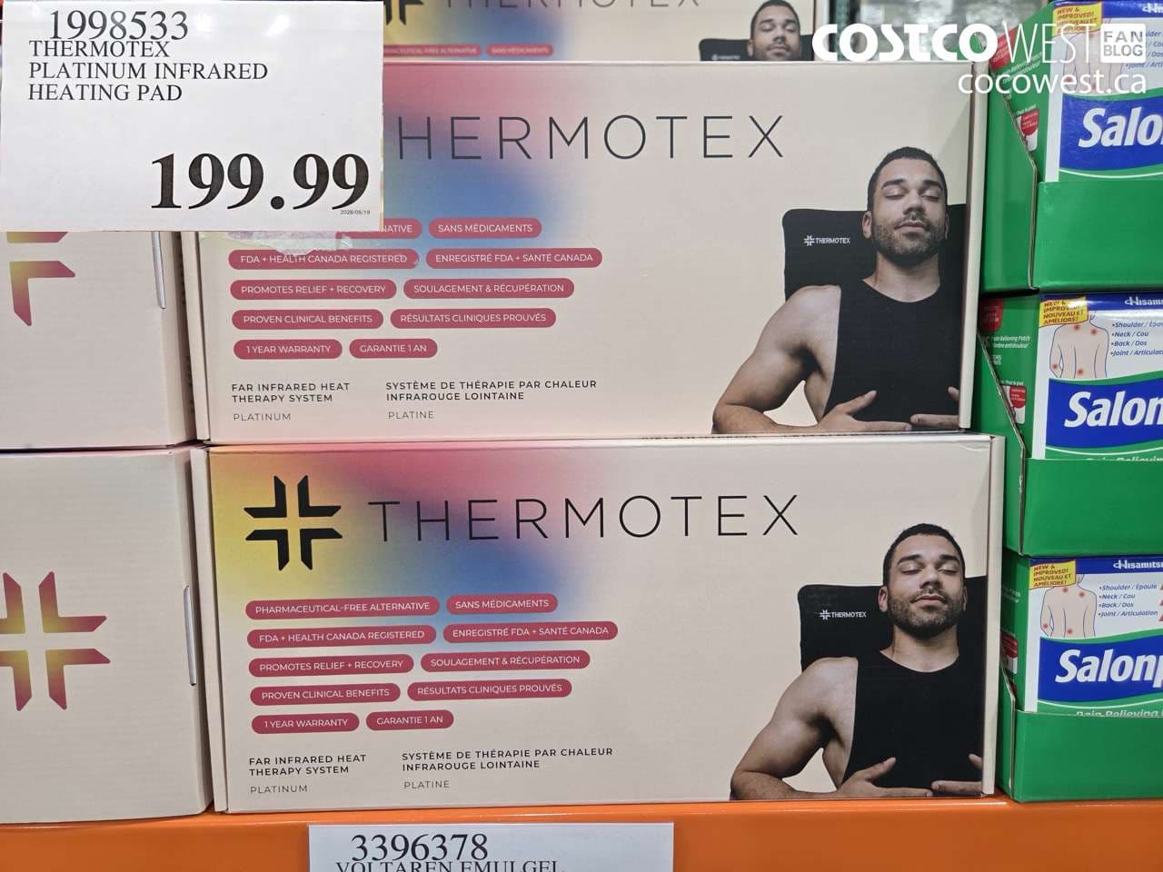 thermotex platinum infrared heating pad