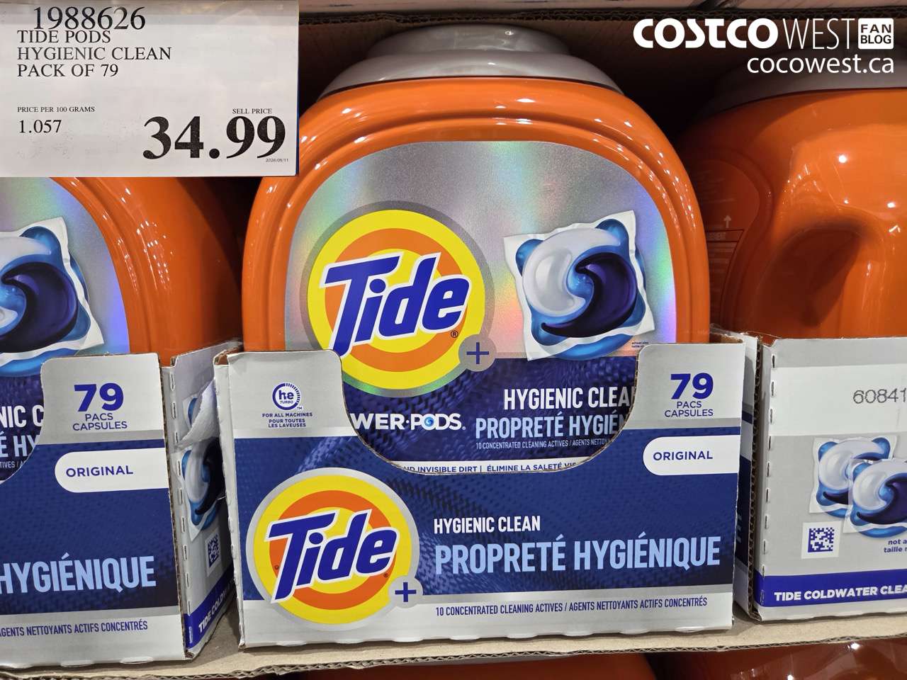 tide pods hygienic clean pack of 79