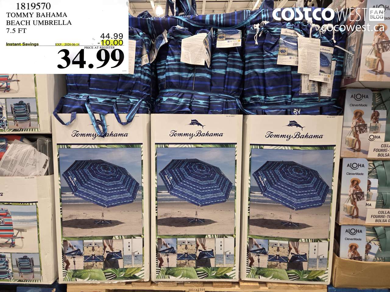 tommy bahama beach umbrella 75 ft