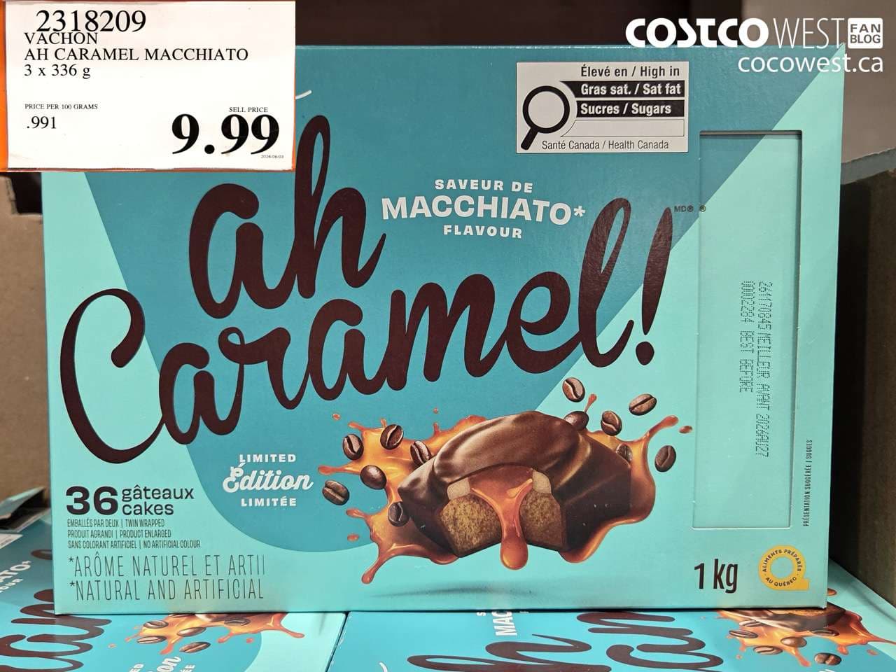 vachon ah caramel macchiato 3 x 336 g