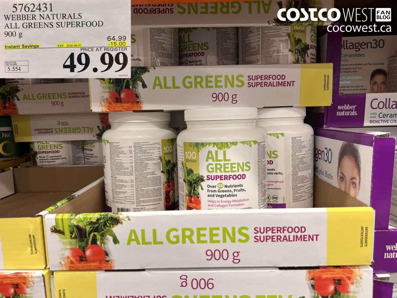 webber naturals all greens superfood 900 g