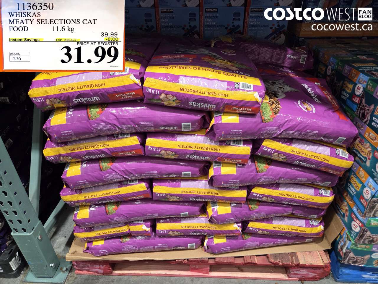 whiskas meaty selections cat food 116 kg