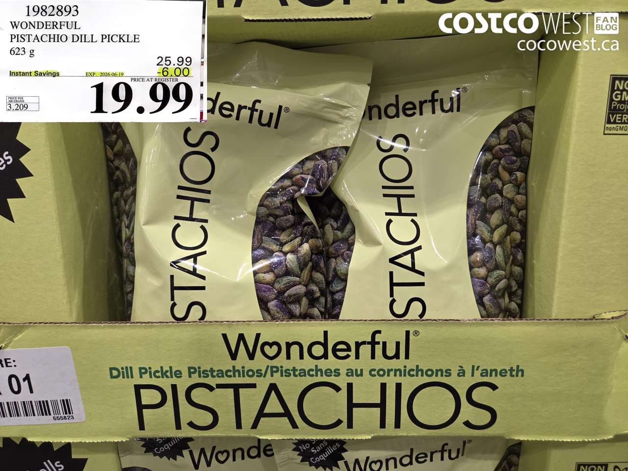 wonderful pistachio dill pickle 623 g