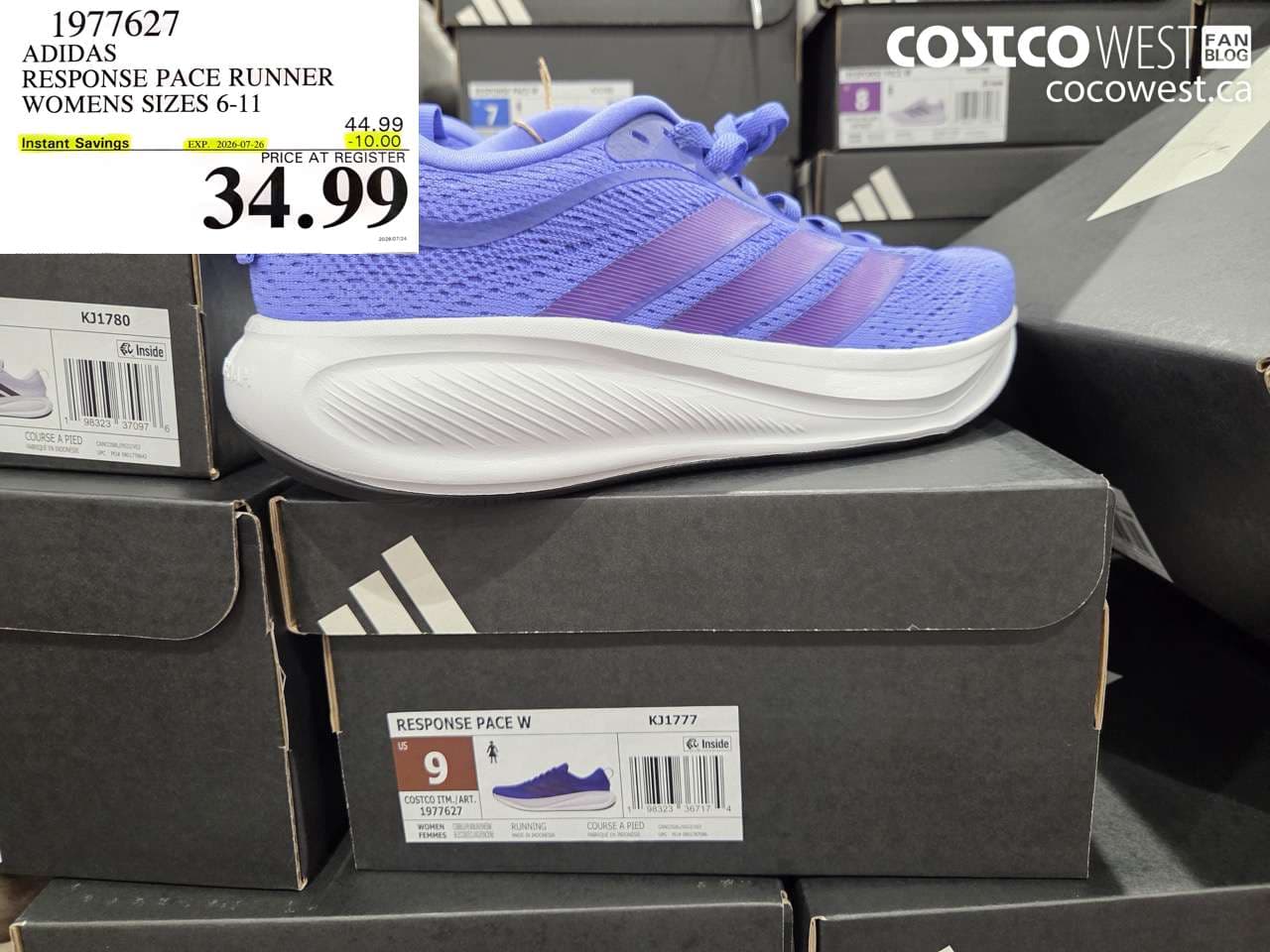 ADIDAS RESPONSE PACE RUNNER WOMENS SIZES 6-11
