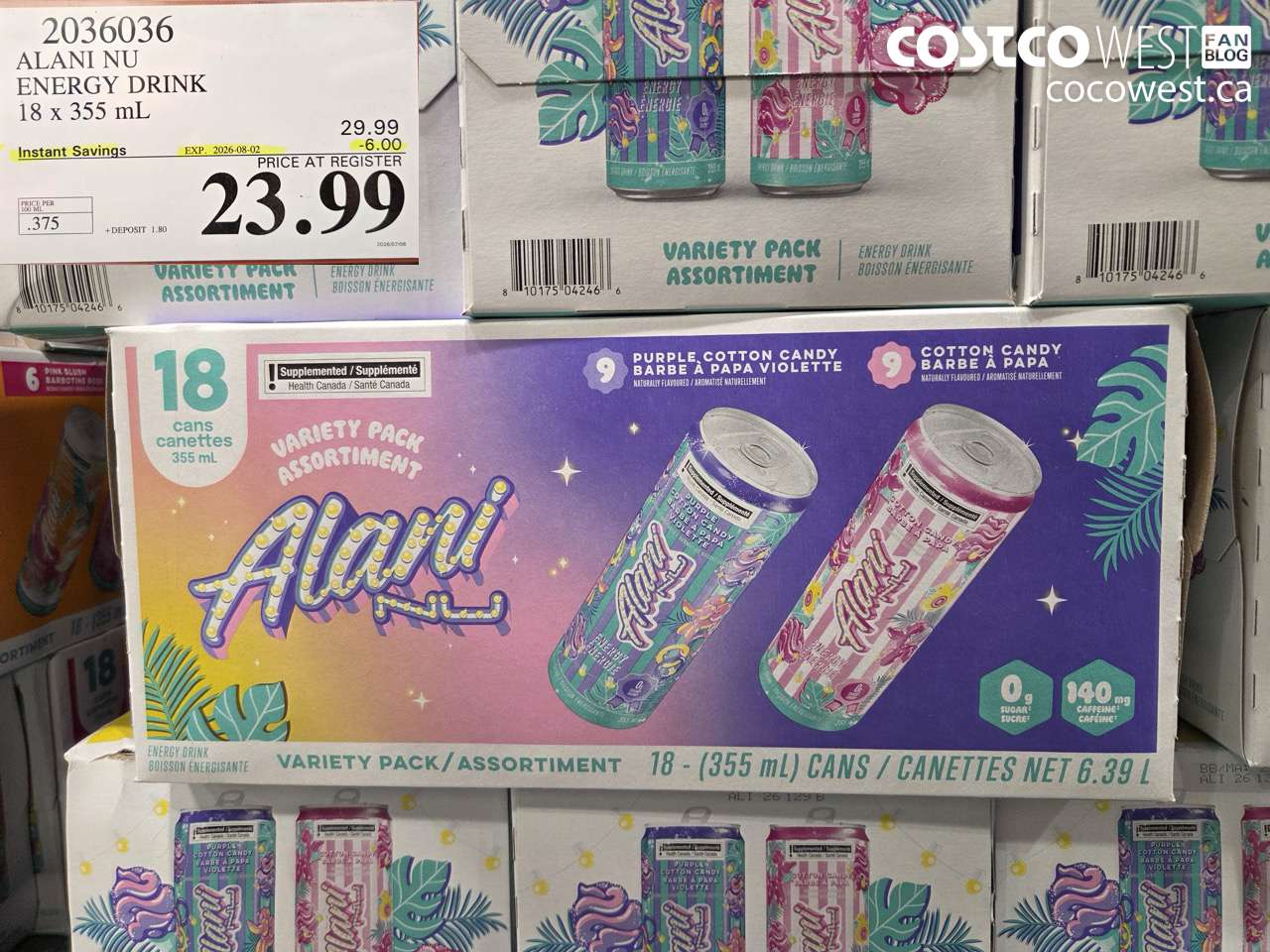 ALANI NU ENERGY DRINK 18 X 355 ML