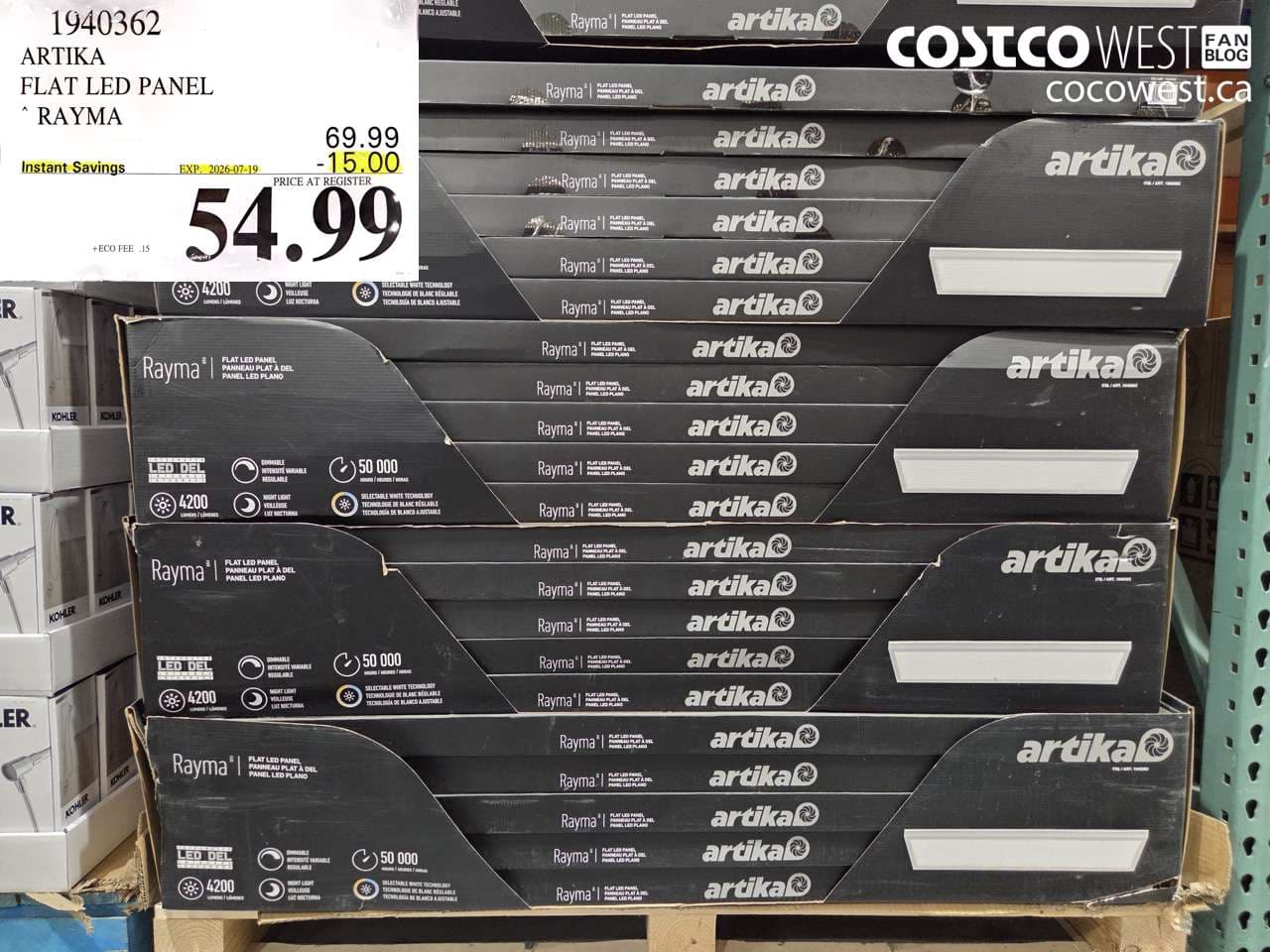ARTIKA FLAT LED PANEL RAYMA