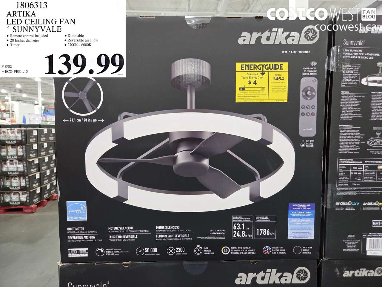 ARTIKA LED CEILING FAN SUNNYVALE