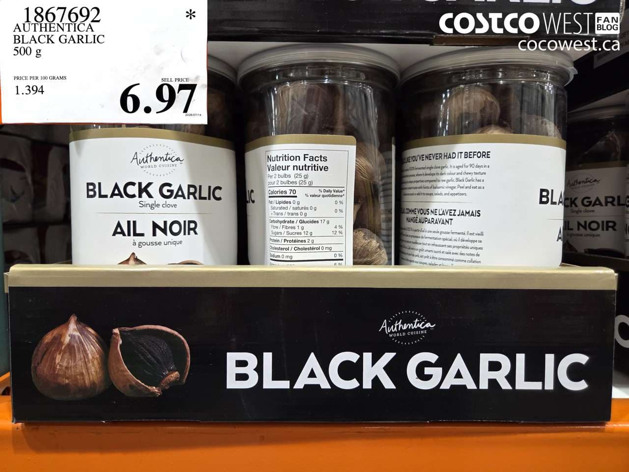 AUTHENTICA BLACK GARLIC 500 G