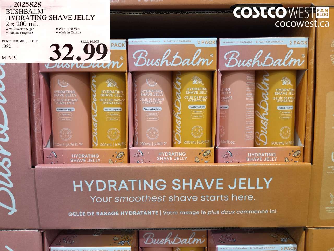 BUSHBALM HYDRATING SHAVE JELLY 2 X 200 ML