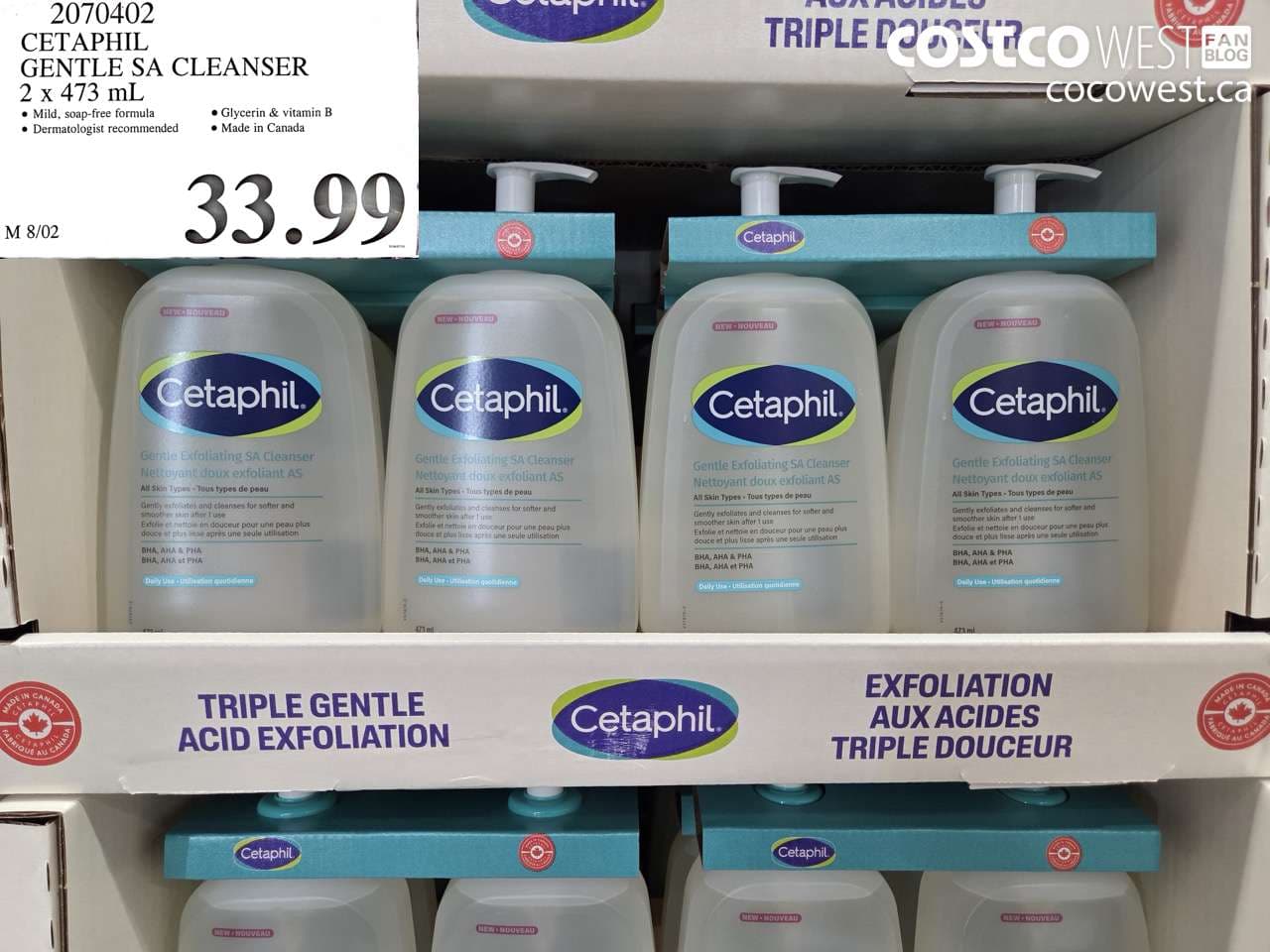 CETAPHIL GENTLE SA CLEANSER 2 X 473 ML