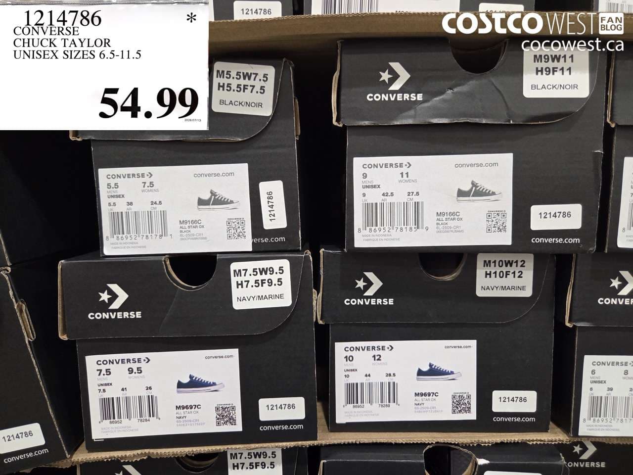 CONVERSE CHUCK TAYLOR UNISEX SIZES 6.5-11.5
