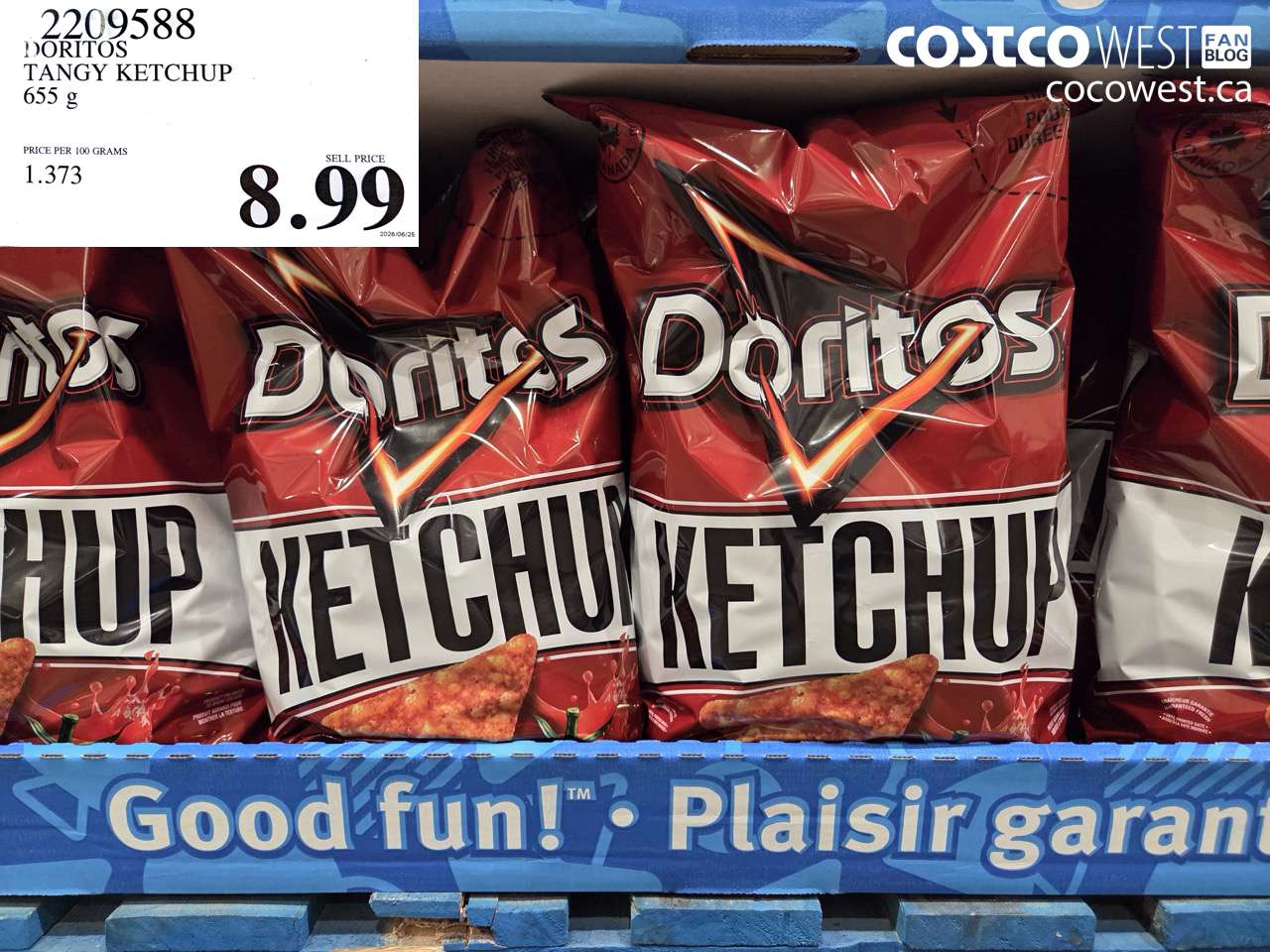 DORITOS TANGY KETCHUP 655 G