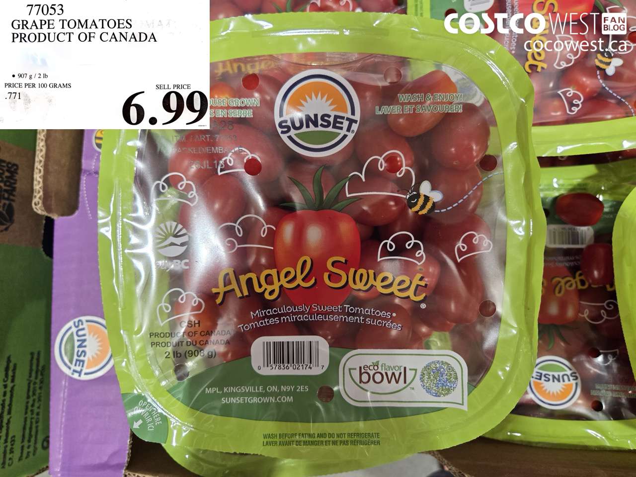 GRAPE TOMATOES PRODUCT OF CANADA