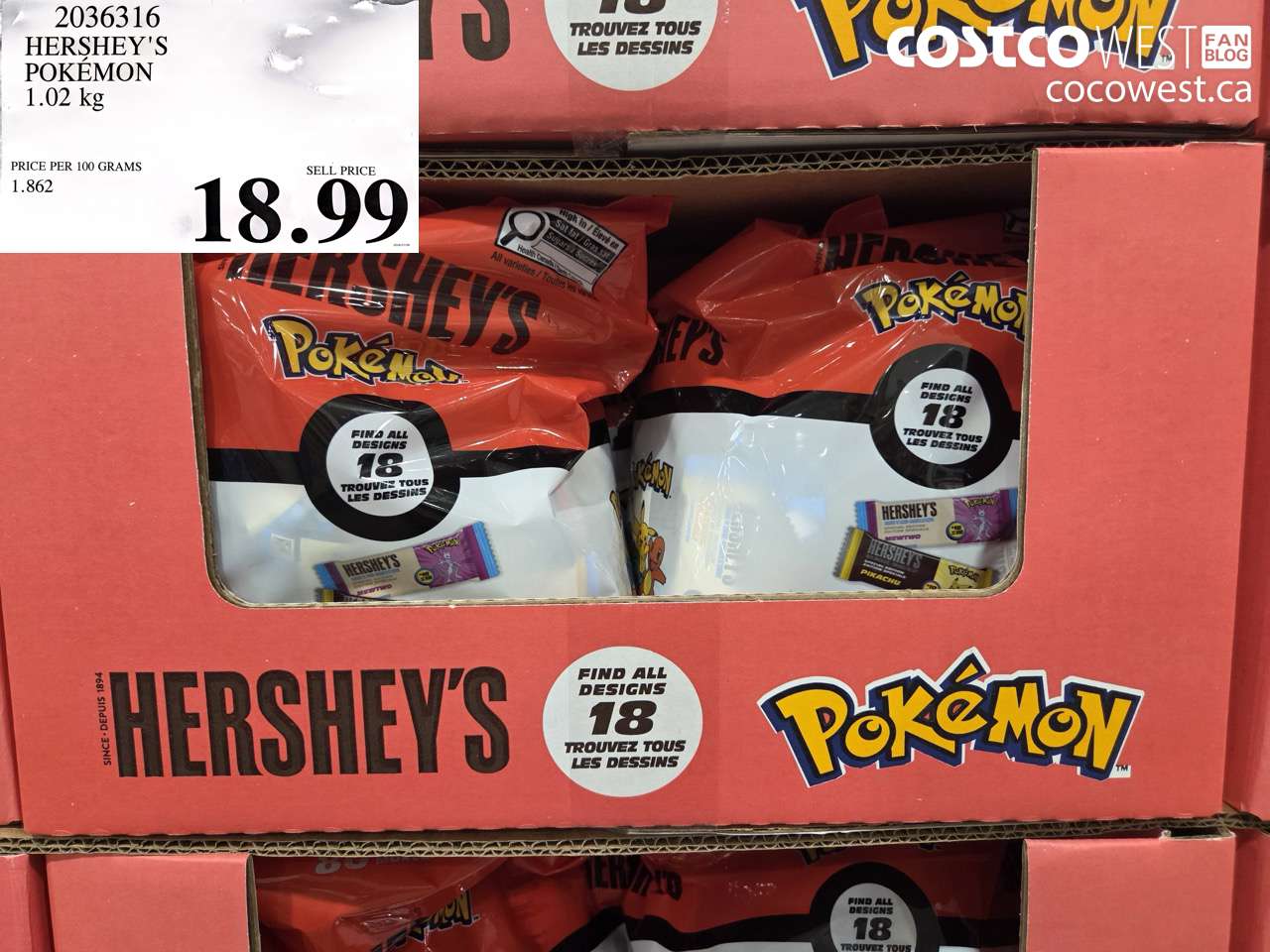 HERSHEY’S POKÉMON 1.02 KG