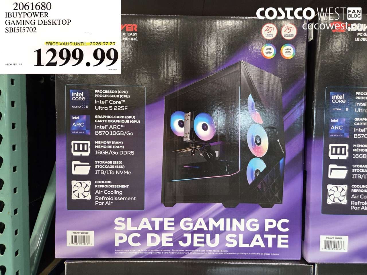 IBUYPOWER GAMING DESKTOP SBI5I5702 (EXPIRES ON 2026-07-20)