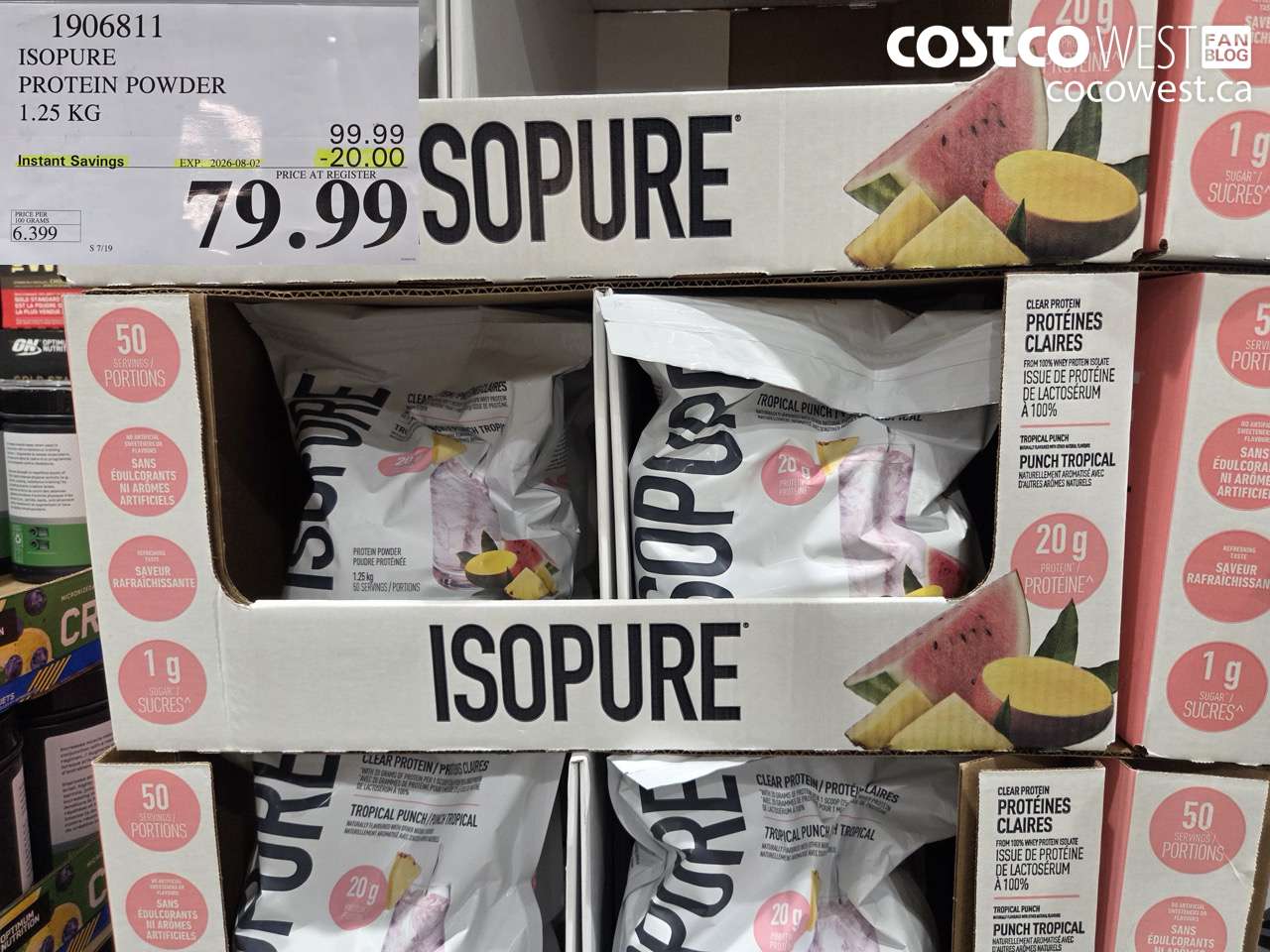 ISOPURE PROTEIN POWDER 1.25 KG