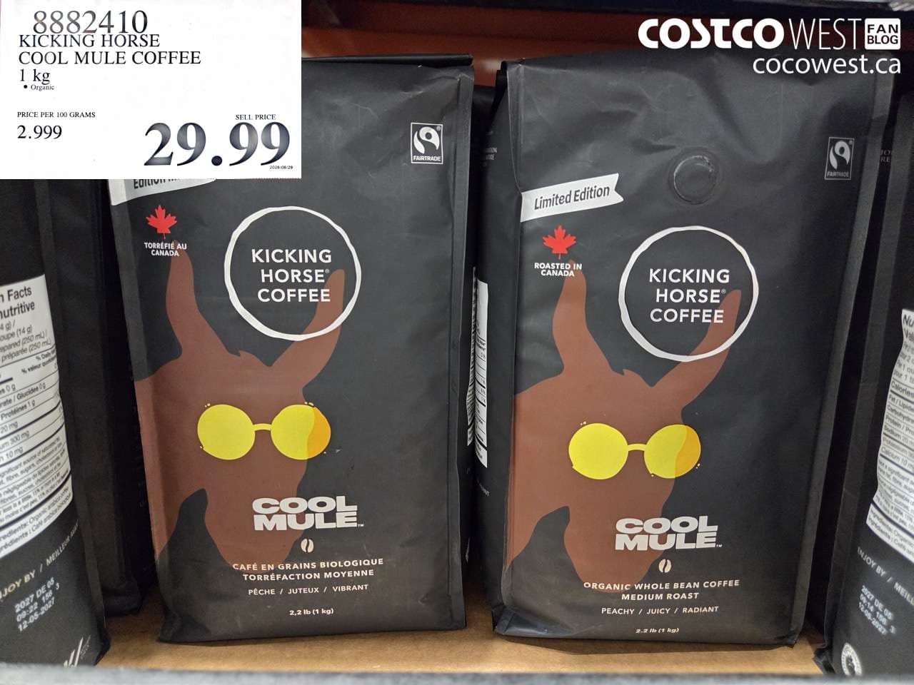 KICKING HORSE COOL MULE COFFEE 1 KG