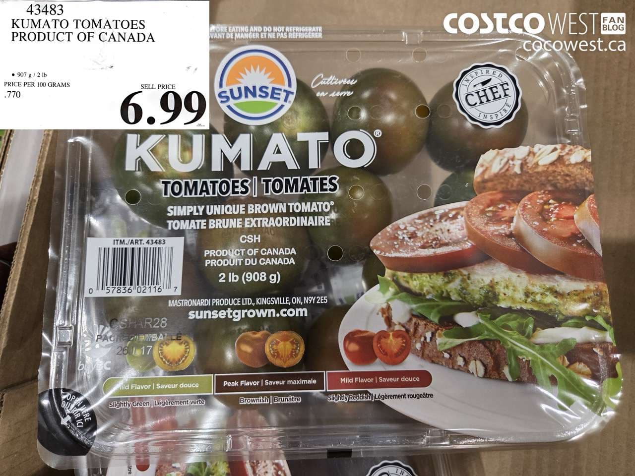 KUMATO TOMATOES PRODUCT OF CANADA
