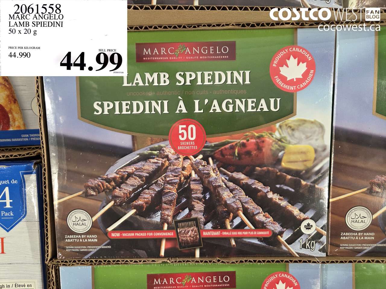 MARC ANGELO LAMB SPIEDINI 50 X 20 G