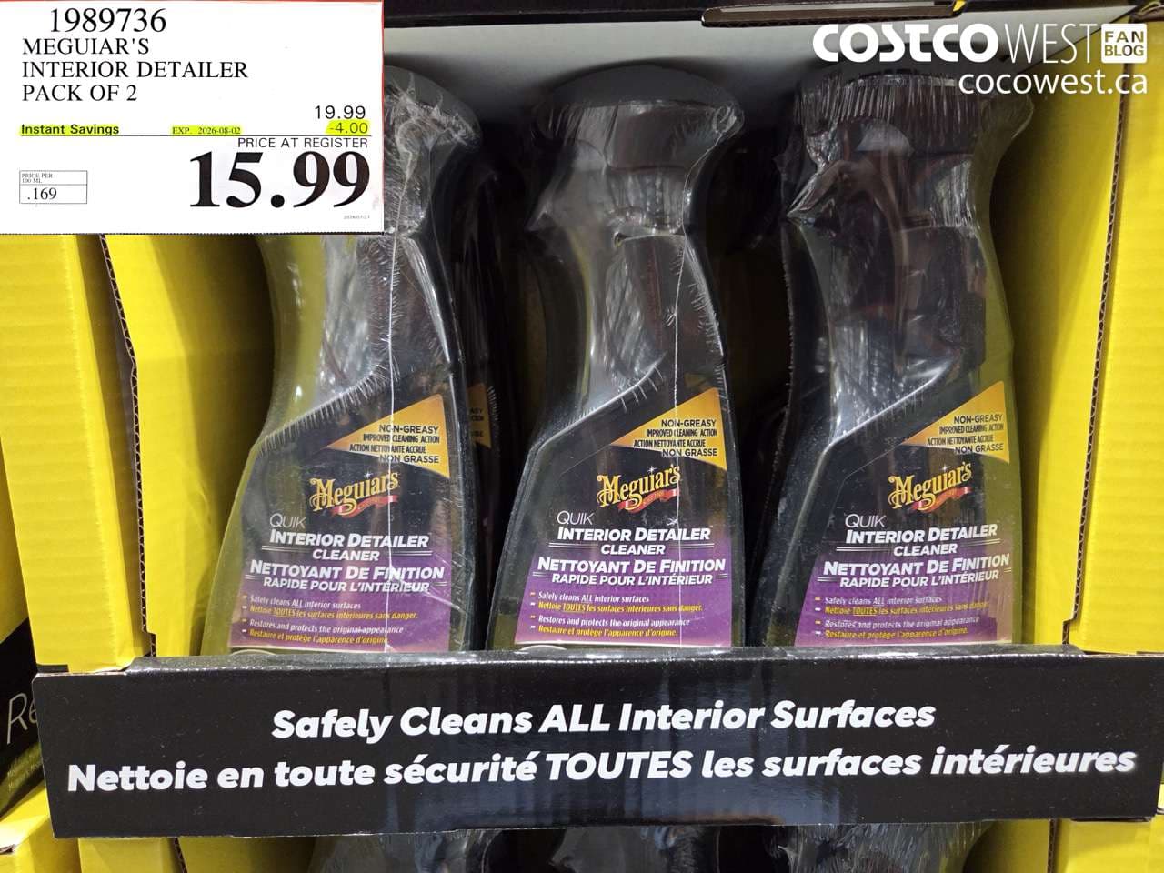 MEGUIAR’S INTERIOR DETAILER PACK OF 2