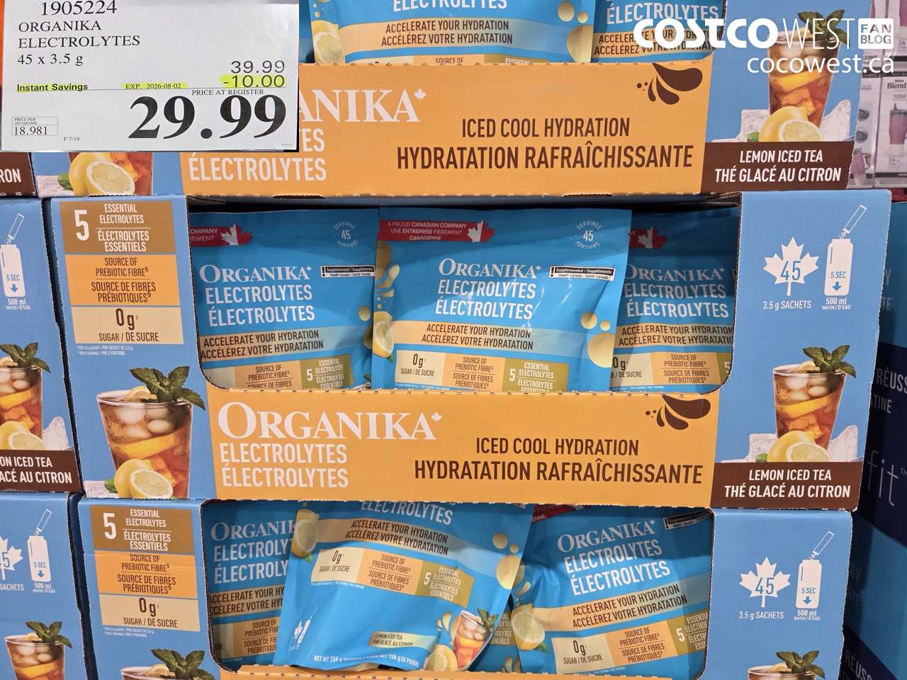 ORGANIKA ELECTROLYTES 45 X 3.5 G