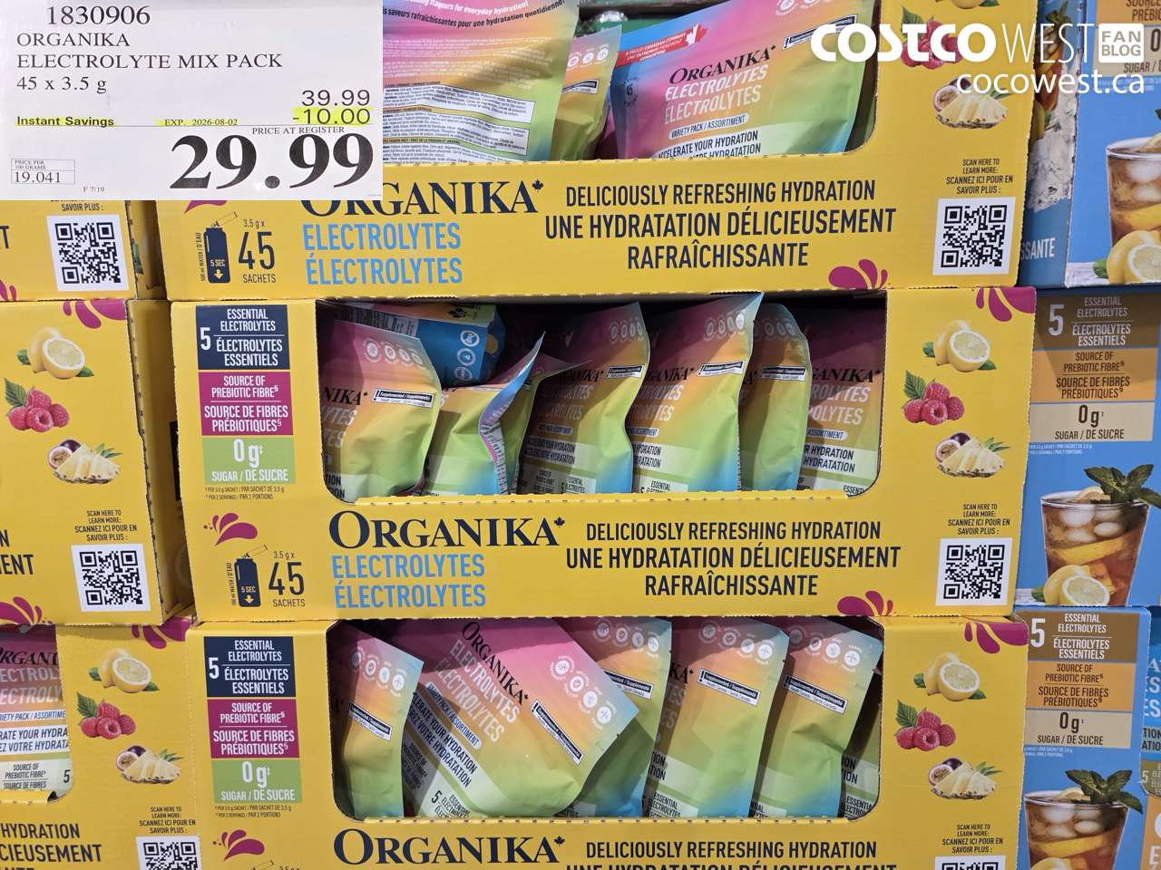 ORGANIKA ELECTROLYTE MIX PACK 45 X 3.5 G