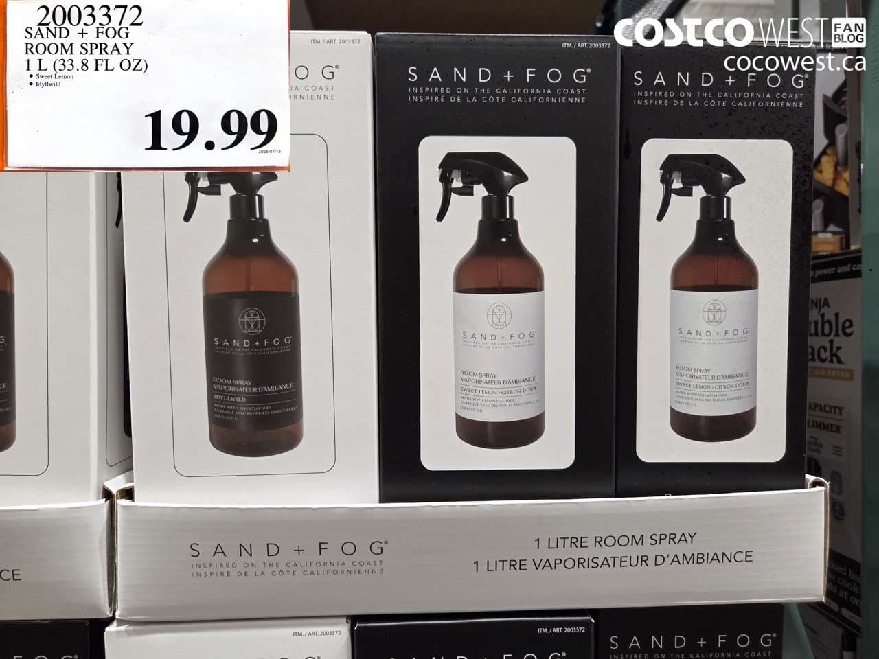 SAND + FOG ROOM SPRAY 1 L (33.8 FL OZ)
