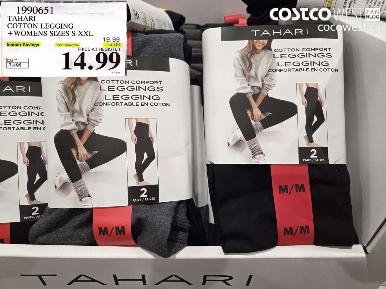 TAHARI COTTON LEGGING + WOMENS SIZES S-XXL