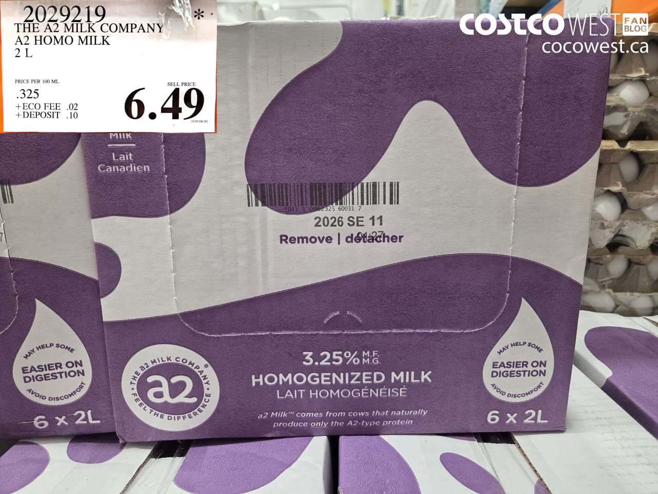 THE A2 MILK COMPANY A2 HOMO MILK 2 L