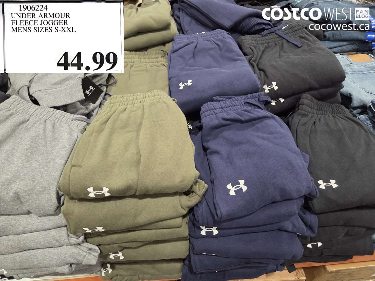 UNDER ARMOUR FLEECE JOGGER MENS SIZES S-XXL