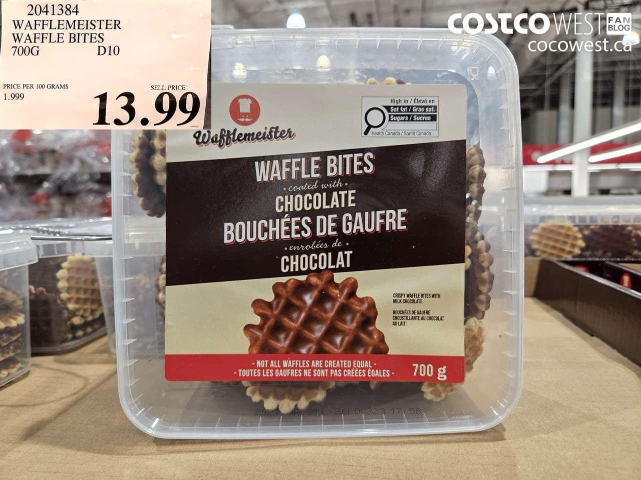 WAFFLEMEISTER WAFFLE BITES 700G