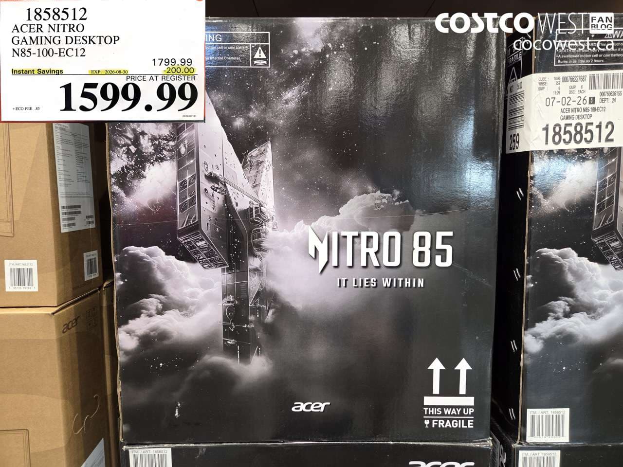 acer nitro gaming desktop n85100ec12