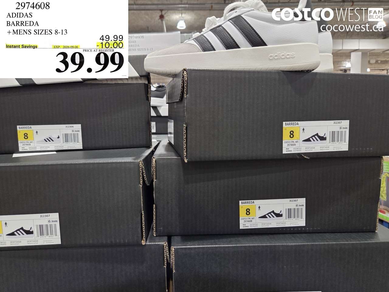 ADIDAS BARREDA MENS SIZES 8-13