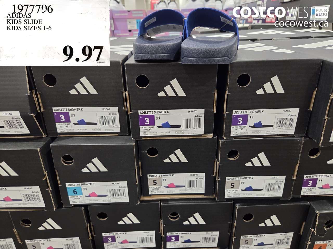 adidas kids slide kids sizes 16