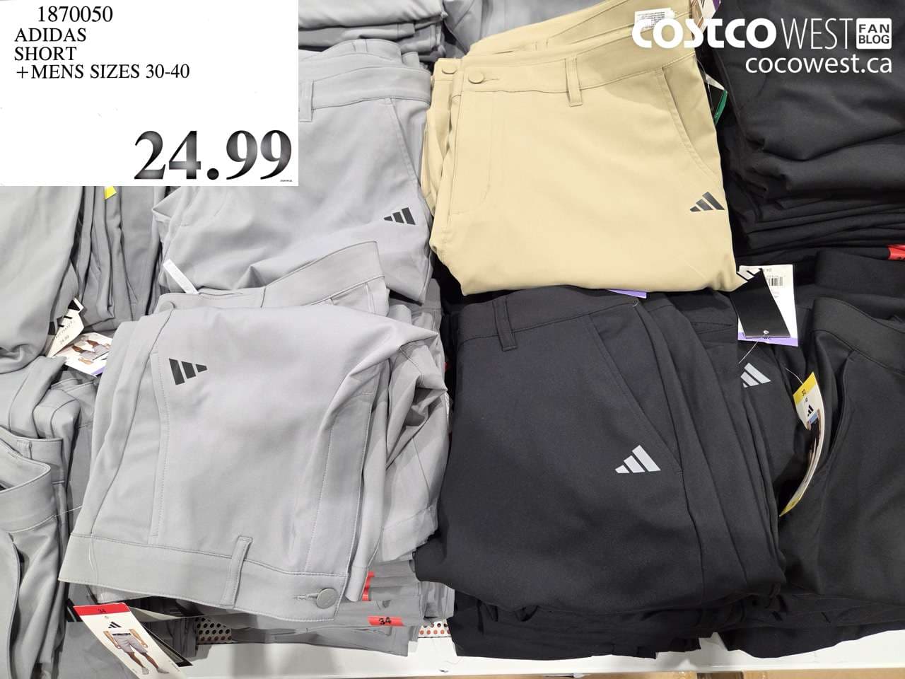 adidas short mens sizes 3040