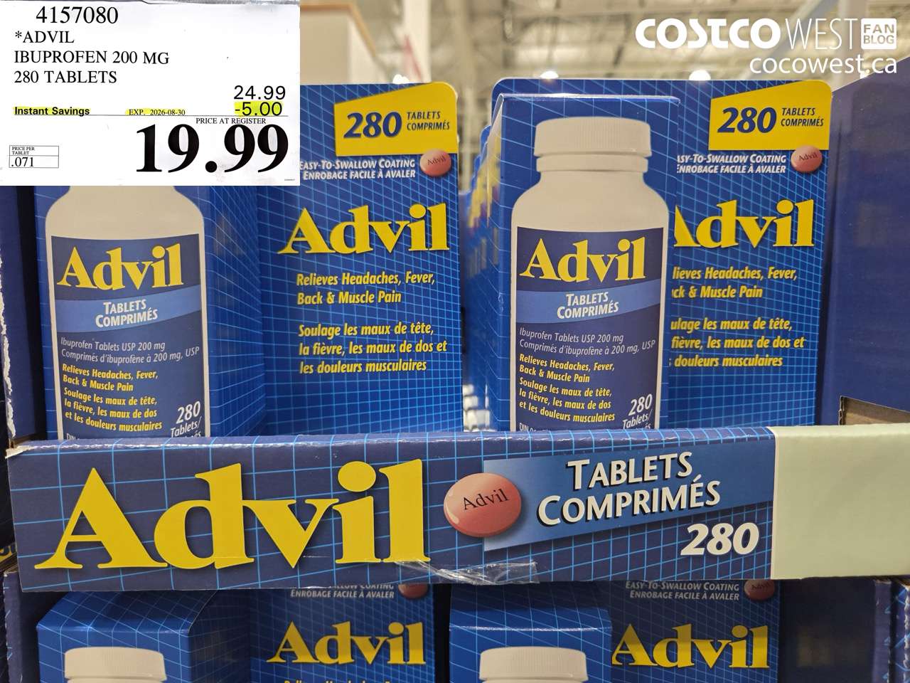 advil ibuprofen 200 mg 280 tablets