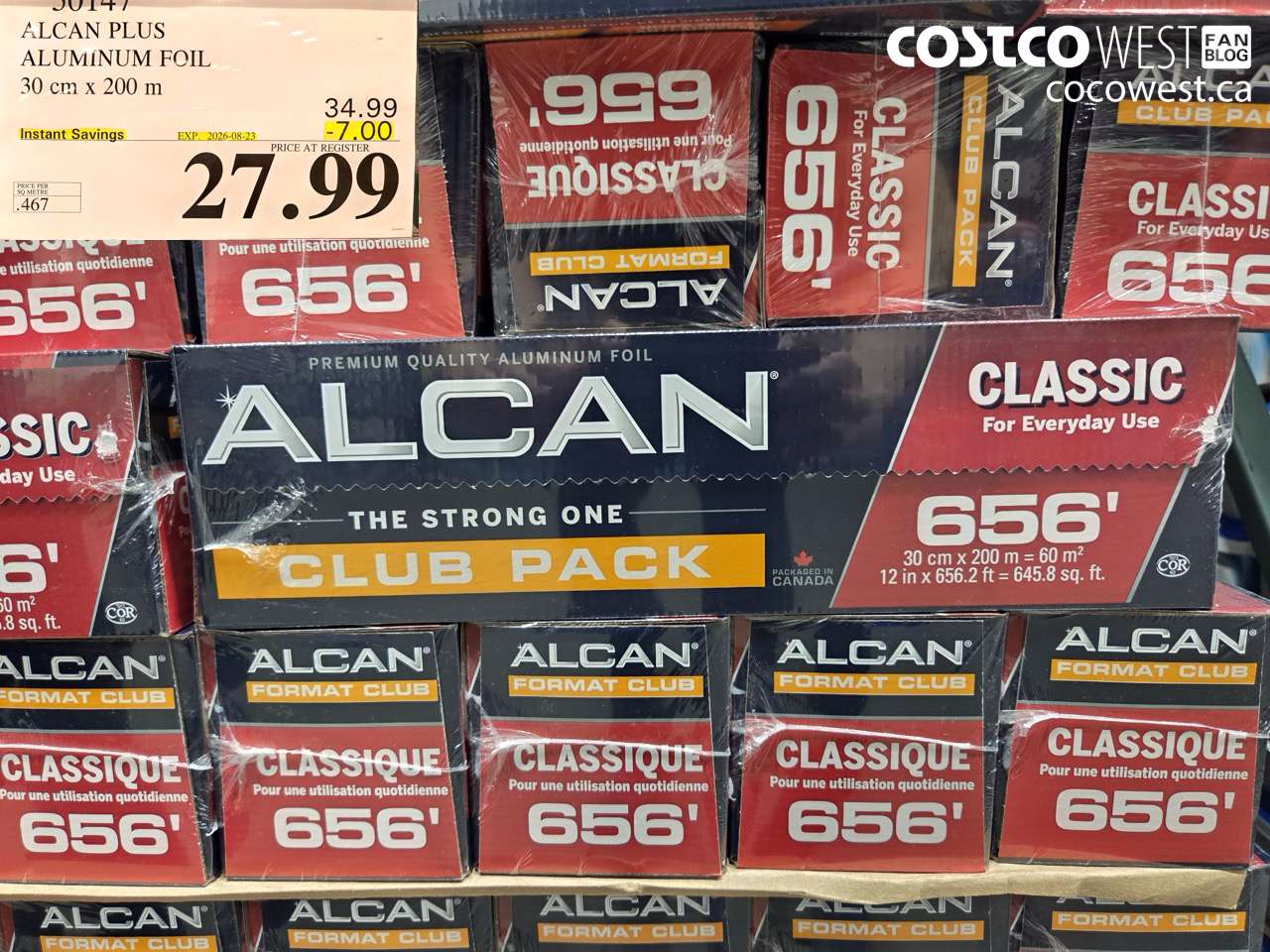 alcan plus aluminum foil 30 cm x 200 m