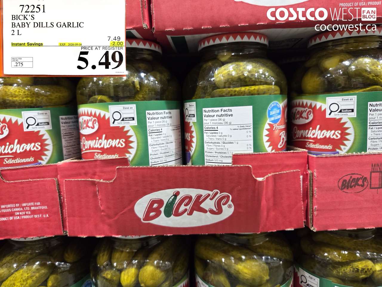 BICK’S BABY DILLS GARLIC 2 L