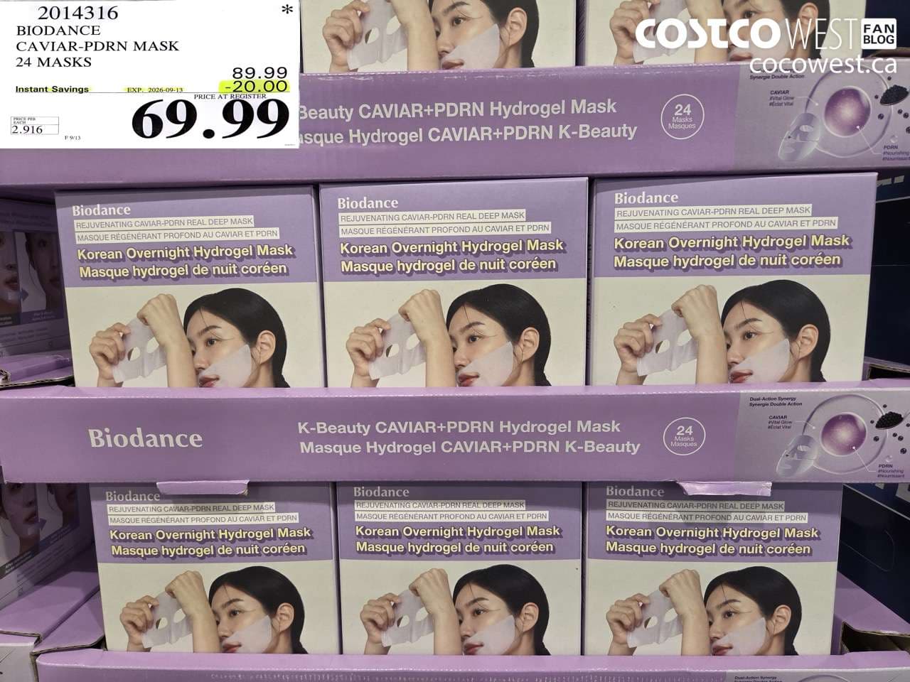 BIODANCE CAVIAR-PDRN MASK 24 MASKS
