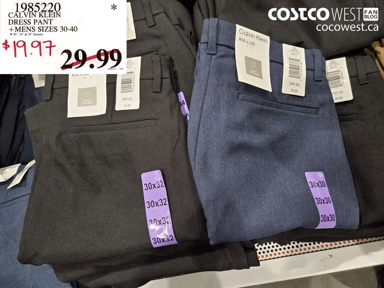 calvin klein dress pant mens sizes 3040