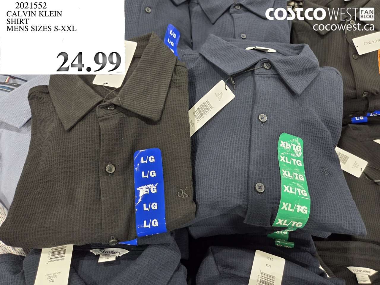 calvin klein shirt mens sizes sxxl